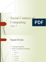 Social Context of Computing