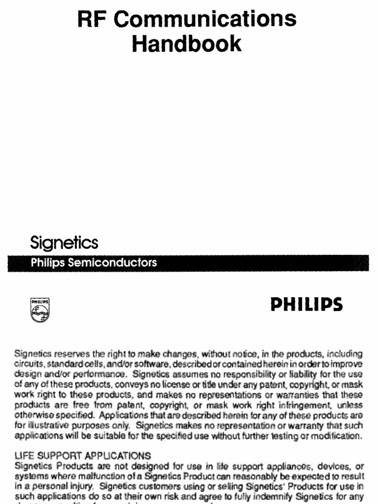 Philips IC Databook | PDF