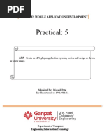 Divyesh Patel Practical-5 MAD