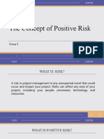 The Concept of Positive Risk: Group 5