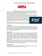 Mining (Misc) - Model Form Mining Services Contract Alternative Clauses (v2) (AMPLA 2006) en