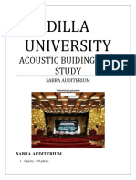 Dilla University: Acoustic Buiding Case Study