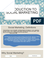 Introduction To Social Marketing