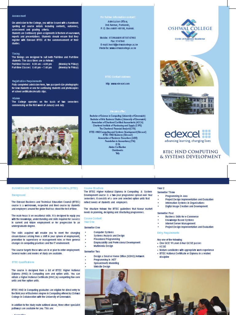 BTEC Computing 2016 | PDF | Vocational Education | Educational ...