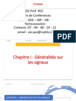 Chapitre I - Généralités Sur Les Signaux