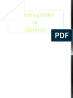 Gamit NG Wika Sa Lipunan