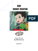 Gon Workout Routine PDF