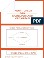 Unsur Dan Model Perilaku Organisasi