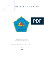 Laporan Praktikum Static Routing