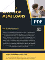 How To Apply For MSME Loans