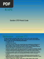 Section 375 Penal Code