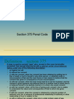 Section 375 Penal Code