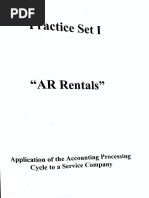 ACC 101 Practice Set Requirement