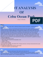 Swot Analysis of Cebu Ocean Park: Group 3 12-Sincerity