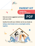 Family Fun For The Holidays Parent Kit