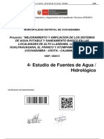 4.- Estudio de Fuentes de Agua - Hidrologico