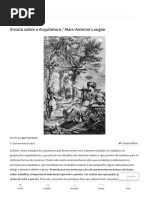 FRACOLOSSI - Ensaio Sobre A Arquitetura Marc-Antoine Laugier