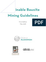 Sustainable Bauxite Mining Guidelines: First Edition May 2018