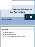 Emerging Database Technologies and Applications