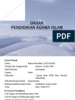 1 Dasar Pendidikan Agama Islam PSKB