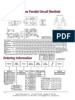 D03 Standard Flow Parallel Circuit Manifold