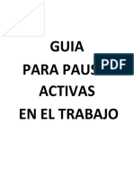 Guia para Pausas Activas en El Trabajo