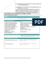 Formulario para La Presentación de Protocolos de Investigaciones en Salud 1sr6g7g