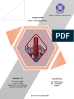 Assignment On: Labor Force in Bangladesh