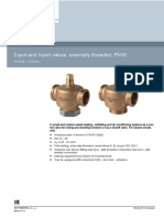 2-Port and 3-Port Valves, Externally Threaded, PN16: Acvatix™
