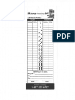 LISTA DE LIBRETA DE DOMINO