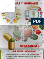 Vitaminas y Minierales