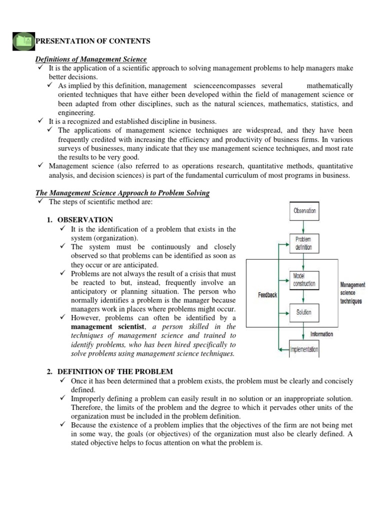 Chapter 2. Presentation of Contents | PDF | Mathematics | Business