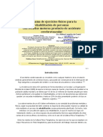 Programa de Ejercicios Físicos para La Rehabilitación de Personas Discapacidad