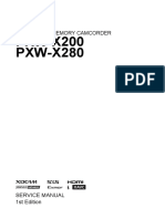 Sony pxw-x200 pxw-x280 SM