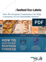 De-Coding Seafood Eco-Labels: How The European Commission Can Help Consumers Access Sustainable Seafood