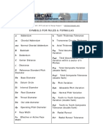 Symbols For Rules & Formulas