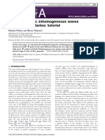 Electromagnetic Inhomogeneous Waves at Planar Boundaries