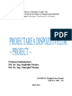 (PDF) Proiect Proiectarea Dispozitivelor TCM