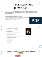Cervecería Saywa Brew-Administracion de Negocios