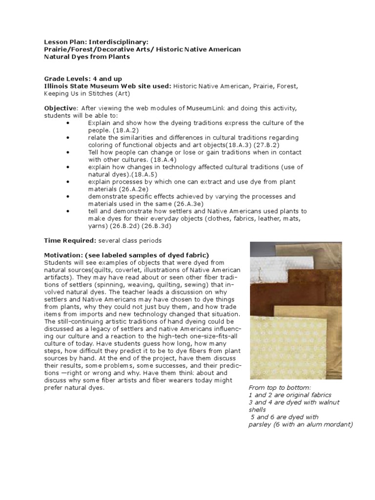Dye Plants | PDF | Dyeing | Dye