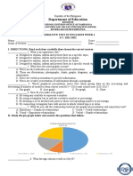 Department of Education: Summative Test in English 8 Week 1 S.Y. 2021-2022