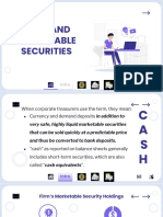 Cash and Marketable Securities Inventories