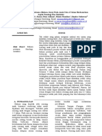 Pemerolehan Bahasa Pertama (Bahasa Jawa) Pada Anak Usia 4 Tahun Berdasarkan Aspek Fonologi Dan Sintaksis