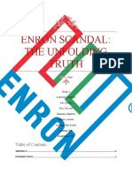 Enron Scandal: The Unfolding Truth