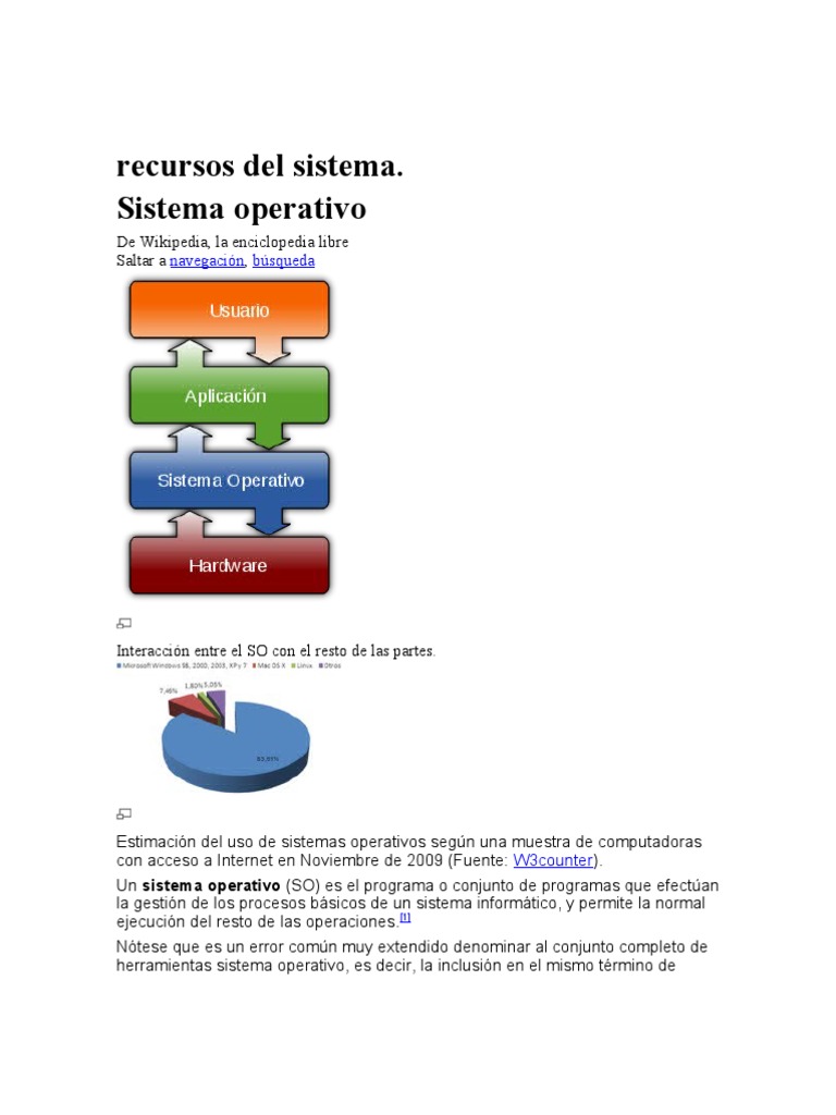 Trabajo | PDF | Sistema operativo | Hardware de la computadora