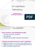 Cours Lean Logistique - Introduction