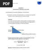 Trigon. Problemas Aplicac.