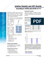 Density, Relative Density and API Gravity: According To IP559 and ASTM D7777