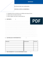 INFORME 08 - Leyes de Optica Geometrica