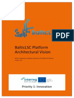 Balticlsc Platform Architectural Vision: Priority 1: Innovation